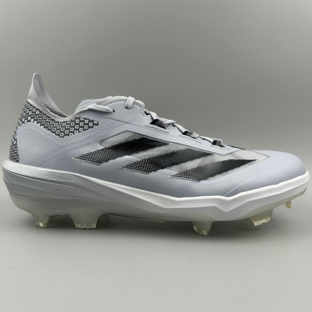 Adidas Adizero Impact TPU Men Size 12 Gray Black Baseball Cleats JI1468 NEW